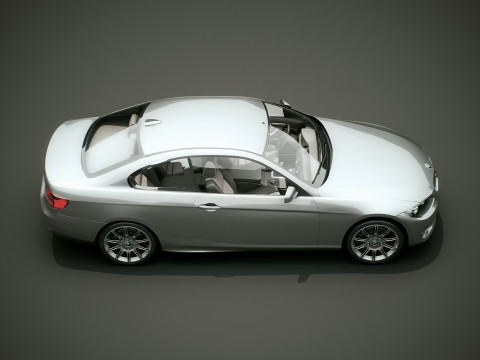 Sport Coupe Car 3D मॉडल