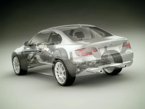 Sport Coupe Car 3D Model