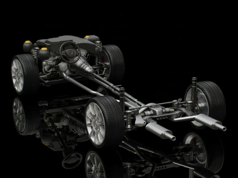 Sport Coupe Car 3D Model