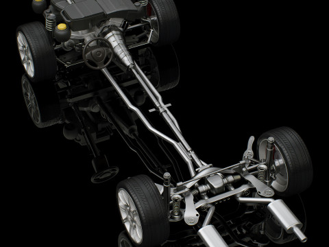 Sport Coupe Car 3D मॉडल