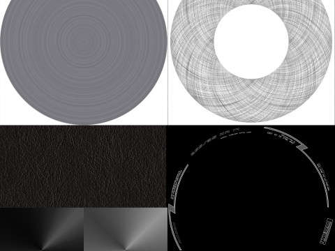 Автомобильное шасси и двигатель 3D Модель