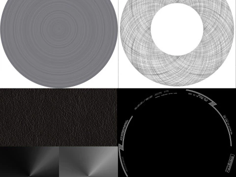 Car Chassis and Engine 3D Model