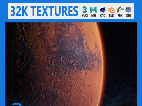 Модель Марса v5 3D Модель