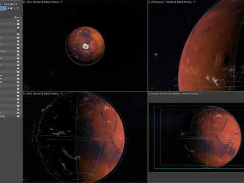 Mars Model v5 3D Model