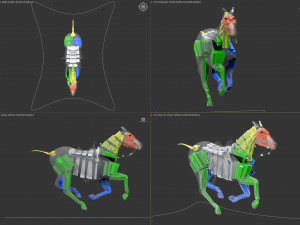 Animated Horses v5 3D 模型
