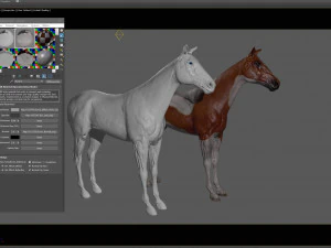 Animated Horses v5 3D Model