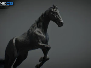 Animated Horses v5 3D Model