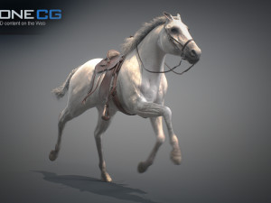 Animated Horses v5 3D 模型