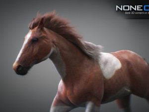 Animated horses 3dsmax 3D Model