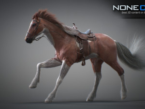Animated horses 3dsmax 3D Model