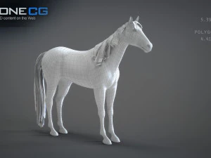Animated horses 3dsmax 3D Model
