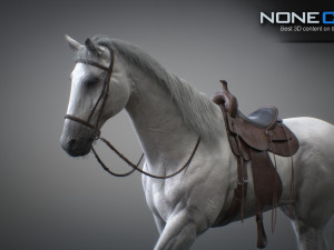 Animated horses 3dsmax 3D Model