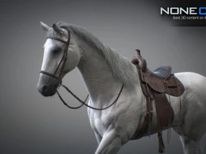 Animated horses 3dsmax 3D Model