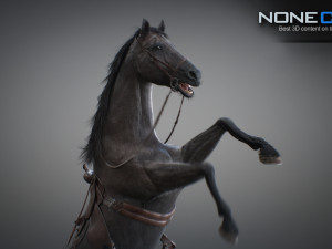 Animated horses 3dsmax 3D Model