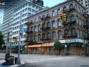 new york city blocks 68 buildings v2 Modelo 3D
