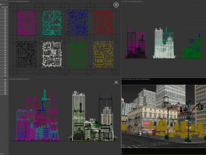 new york city blocks 68 buildings v2 Modelo 3D