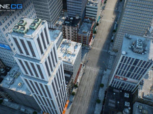 Cidade de Nova York bloqueia 37 edif&iacute;cios v2 Modelo 3D