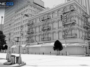 Cidade de Nova York bloqueia 37 edif&iacute;cios v2 Modelo 3D