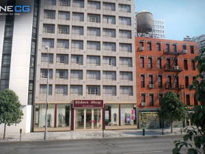 Cidade de Nova York bloqueia 37 edif&iacute;cios v2 Modelo 3D