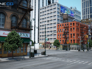 new york city blocks 37 buildings v2 Modelo 3D