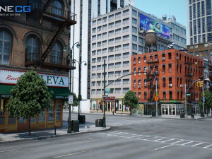 Cidade de Nova York bloqueia 37 edif&iacute;cios v2 Modelo 3D