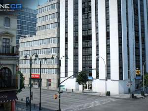Cidade de Nova York bloqueia 37 edif&iacute;cios v2 Modelo 3D