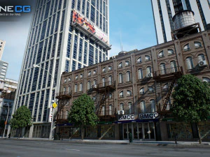 Cidade de Nova York bloqueia 37 edif&iacute;cios v2 Modelo 3D