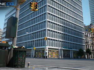 Cidade de Nova York bloqueia 37 edif&iacute;cios v2 Modelo 3D