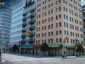 Cidade de Nova York bloqueia 37 edif&iacute;cios v2 Modelo 3D