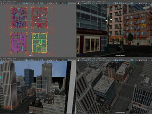 Cidade de Nova York bloqueia 37 edif&iacute;cios v2 Modelo 3D