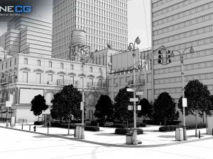New york city blocks 31 buildings v2 3D Model