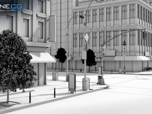 new york city blocks 31 buildings v2 3D 모델