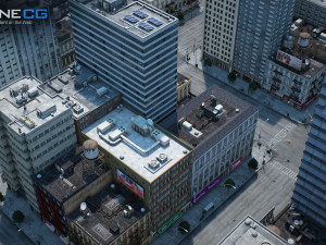 new york city blocks 31 buildings v2 3D 모델