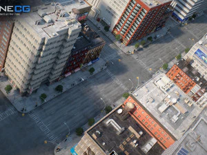 New york city blocks 31 buildings v2 3D Model