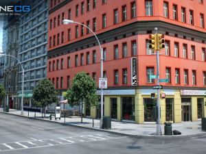 new york city blocks 31 buildings v2 3D 모델