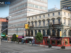 new york city blocks 31 buildings v2 3D 모델