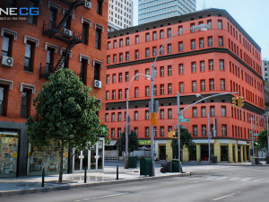new york city blocks 31 buildings v2 3D 모델