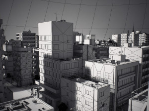 Japan 8 blocks 34 buildings Modelo 3D