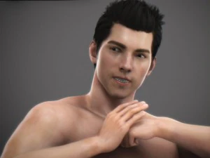 Animated male tom 3D Model