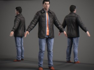 animated male tom Modello 3D