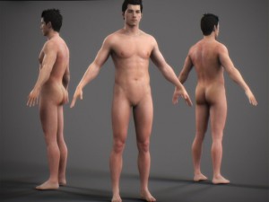 animated male tom Modello 3D