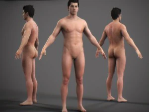 Animated male tom 3D Model