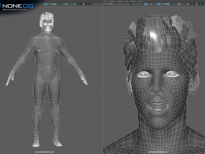 animated male tom Modello 3D