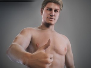 animated male brian 3D Model