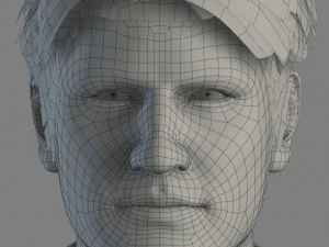 Animated male brian 3D Model