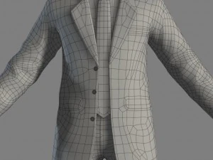 Animated male brian 3D Model