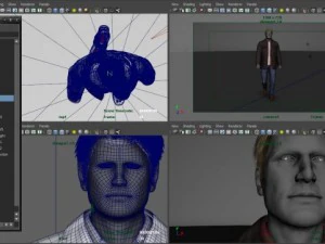 Animated male brian 3D Model