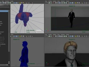 Animated male brian 3D Model