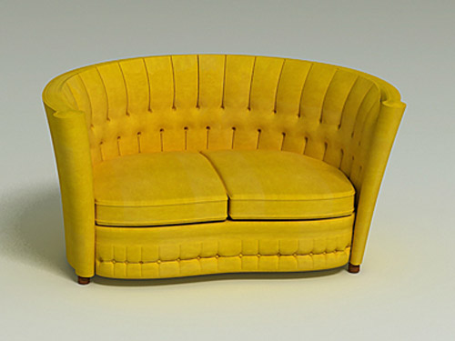 divan sofa classic 3D 모델 .c4d .max .obj .3ds .fbx .stl .blend