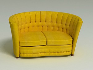 divan sofa classic 3D Model
